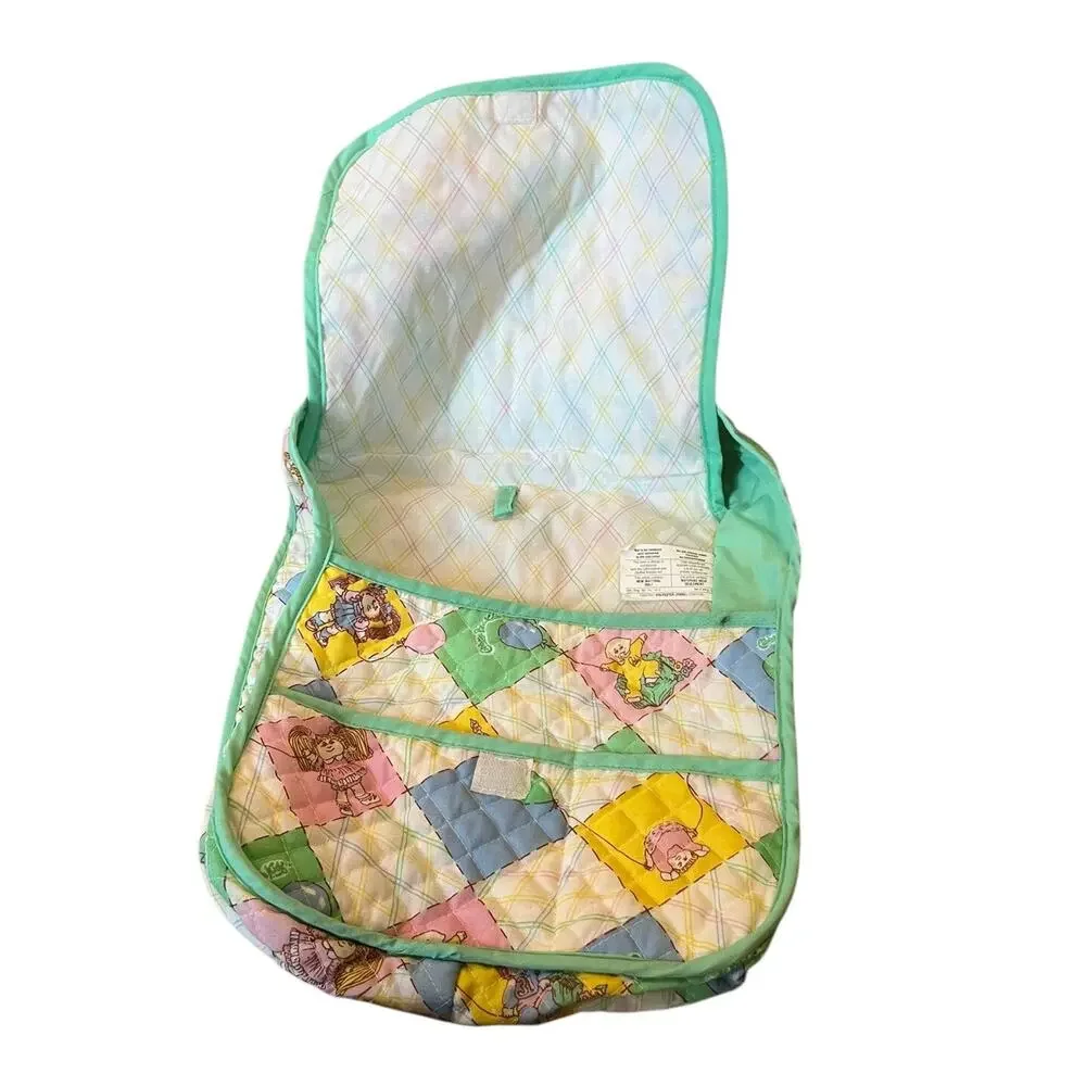 Cabbage Patch Kids Cloth Shoulder Diaper Bag Storage Pockets Vintage 1983
